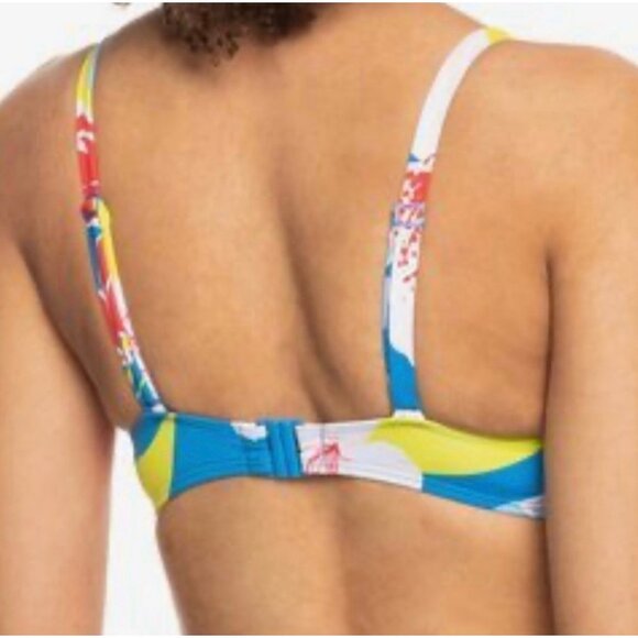 NWT Roxy She Just Shines Underwire D-Cup Bikini Swimsuit Top Size Medium - Picture 6 of 9
